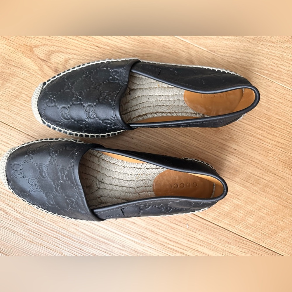 Gucci Black Espadrilles